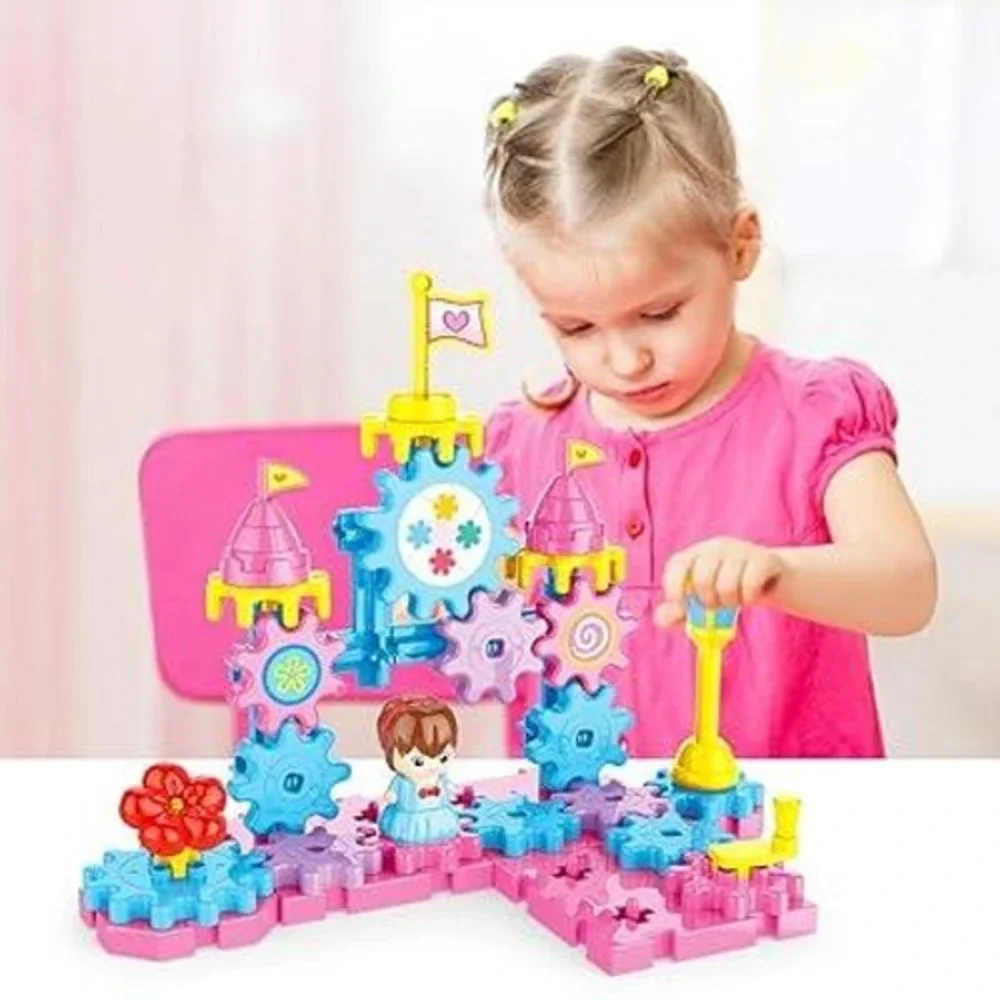 Snaen Gear Master Rotating Building‎ Blocks Castle Series Educational Toy